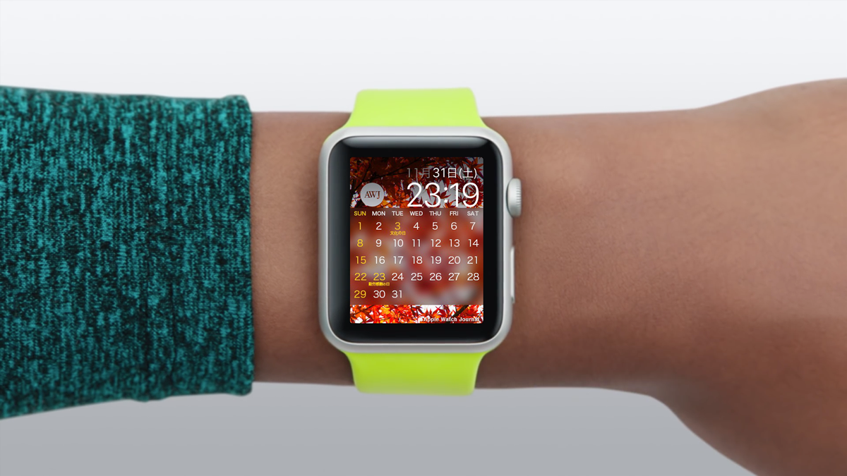 Watch hands on mockup