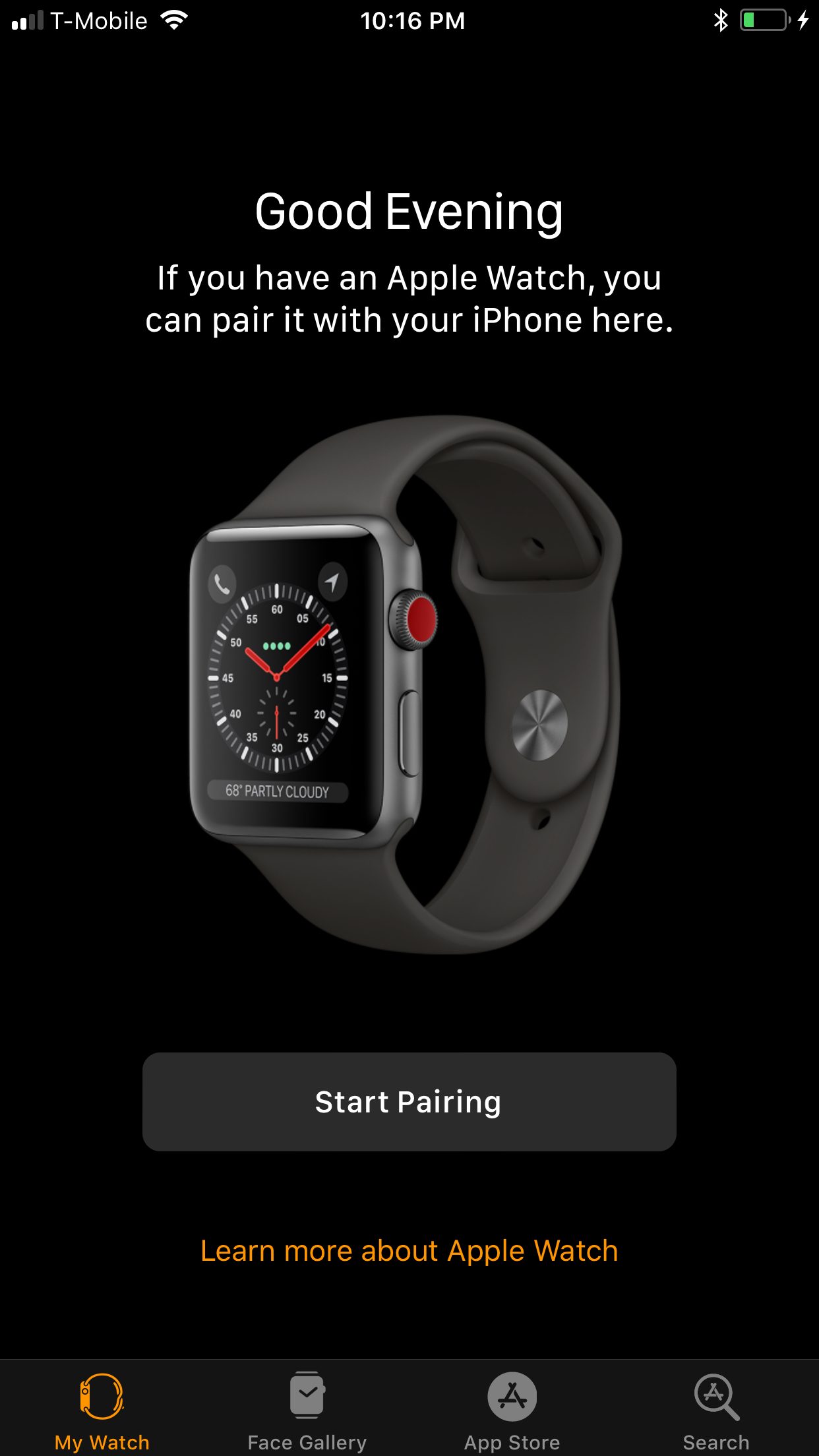 Apple watch series 3 lte watch app