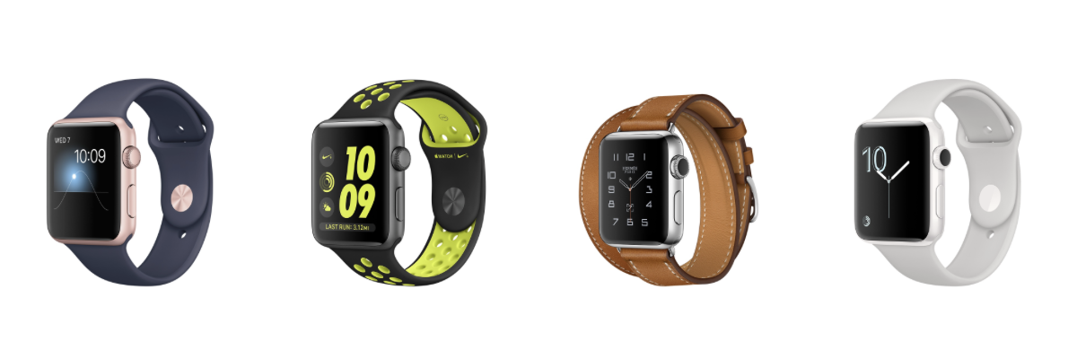NikeモデルとHelmesモデルには専用ケース！Editionにはドック！第2世代Apple Watchのモデル毎の同梱物はこう違う！