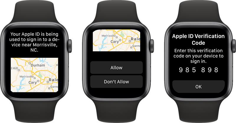 AppleWatchでAppleIDの認証コードが表示可能に！watchOS 6で対応