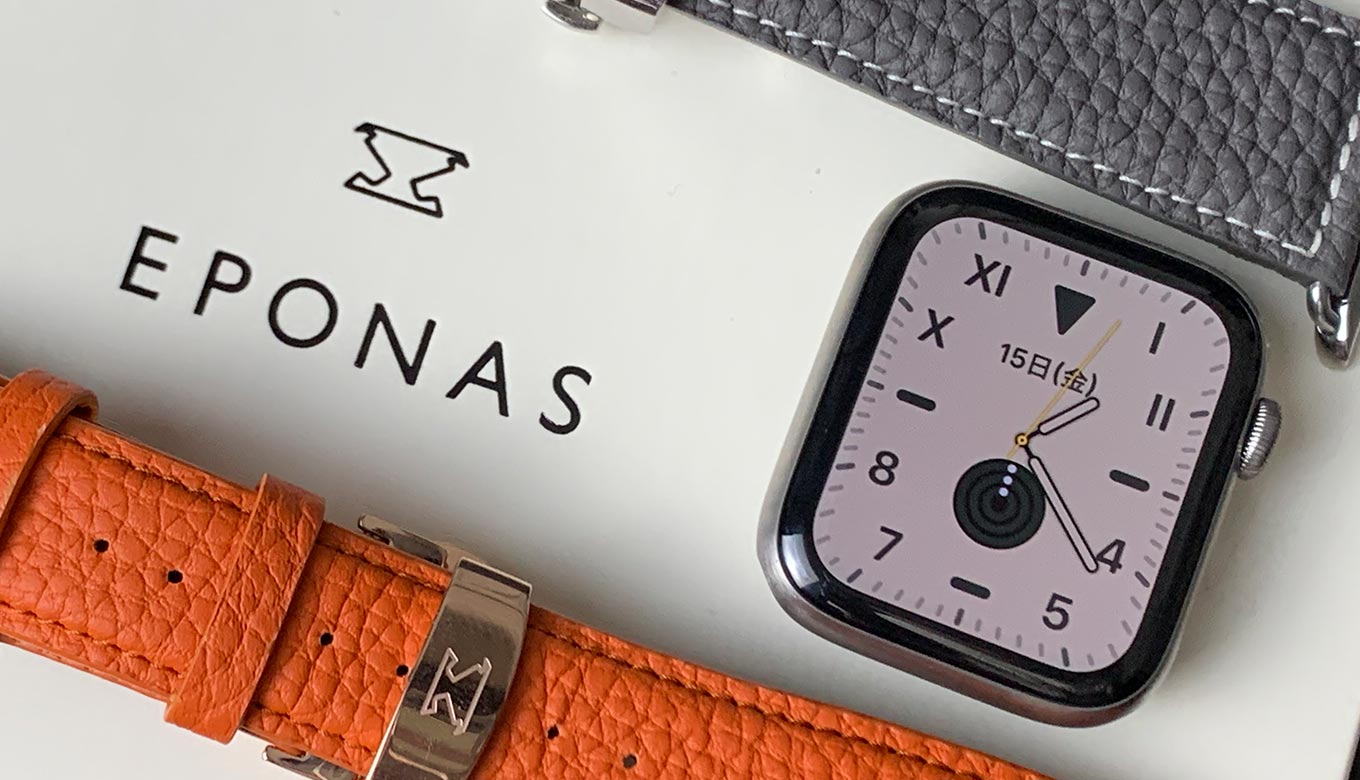 高級レザーバンド「EPONAS(エポナス)」をクリスマスプレゼントに！特注ブーケ付きのラッピングが数量限定で登場 Apple Watch  Journal