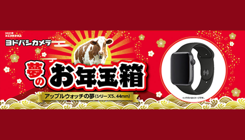 ヨドバシ 夢のお年玉箱 アップルウォッチの夢(シリーズ5 44mm) www