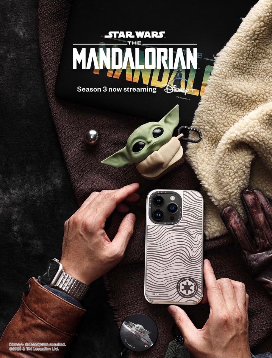 Casetifyの「マンダロリアン」コラボが販売開始！ベスカー素材のApple