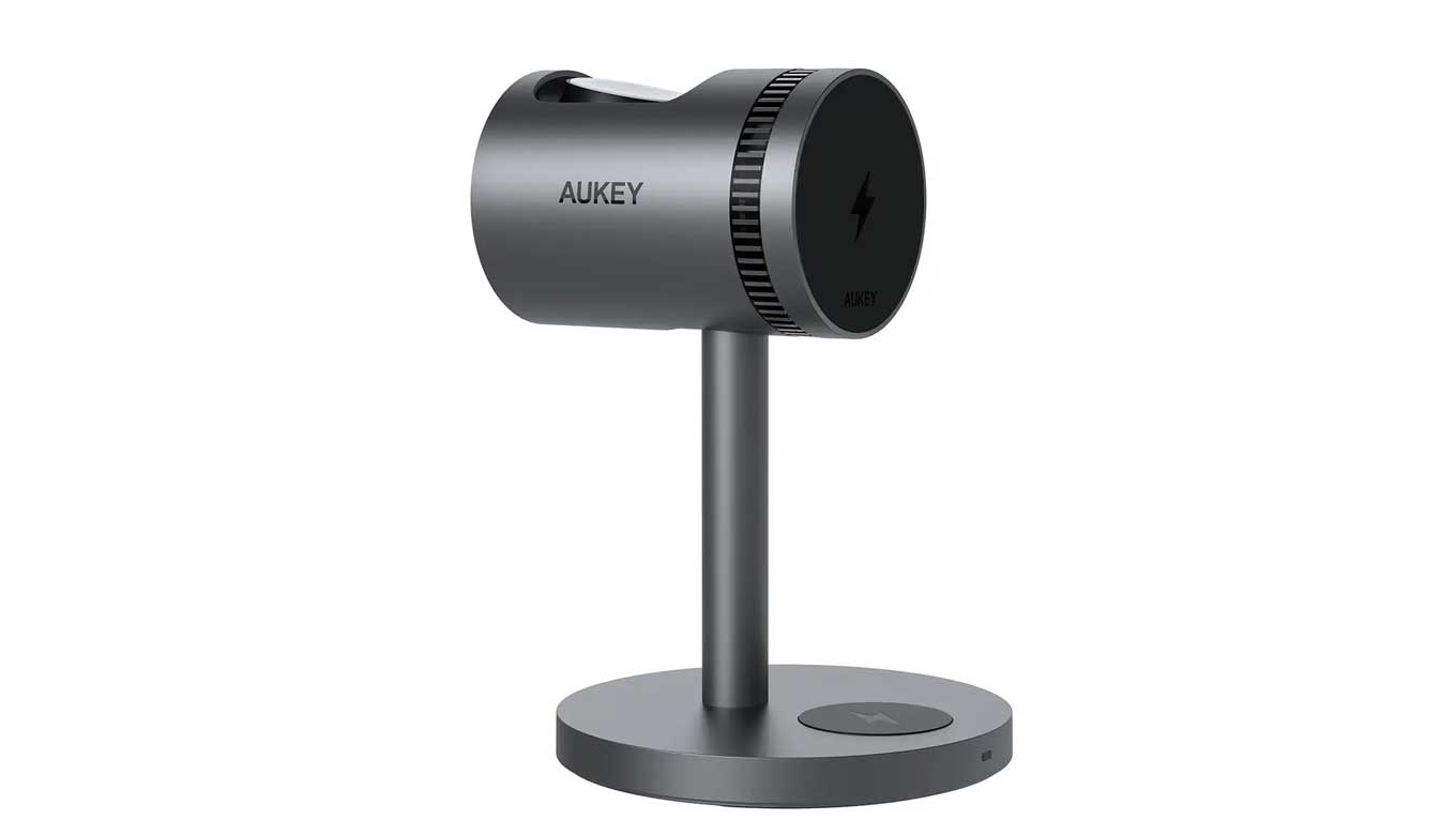 ワイヤレス充電器 スマホ冷却機能搭載 急速充電 3台同時充電 AUKEY オーキー MagFusion 3-in-1 Pro LC-MC311A aukey-3-in-1.jpg