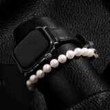 パール×レザーでApple Watchを装う──objcts.ioが新作バンドを限定受注
